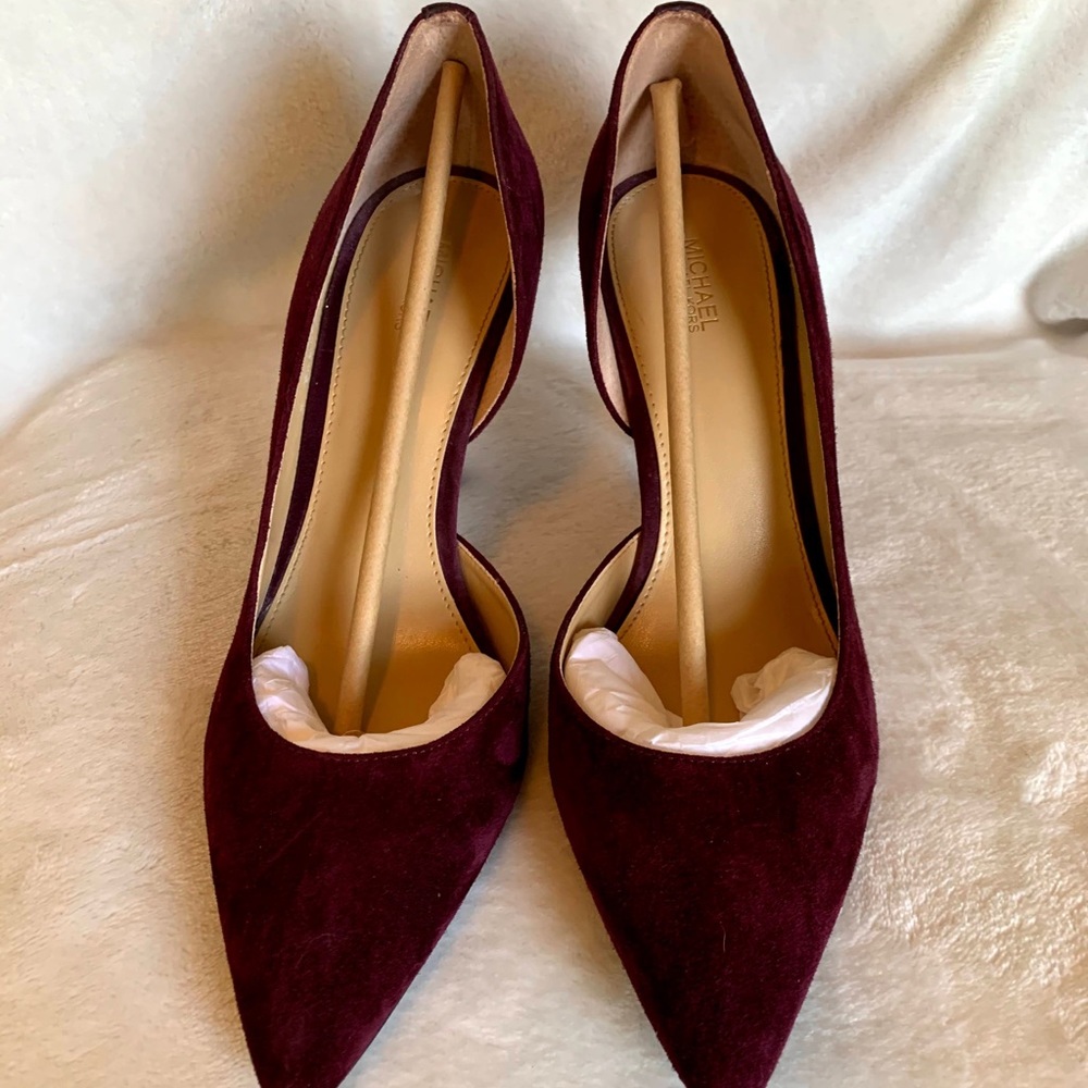 Maroon Michael Kors heels